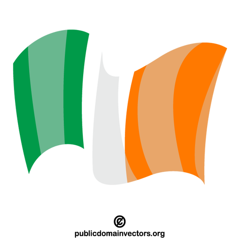 Drapeau de l’Irlande vecteur