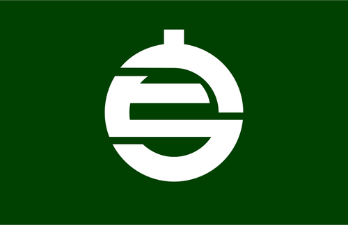 Kamiura, Ehime का ध्वज