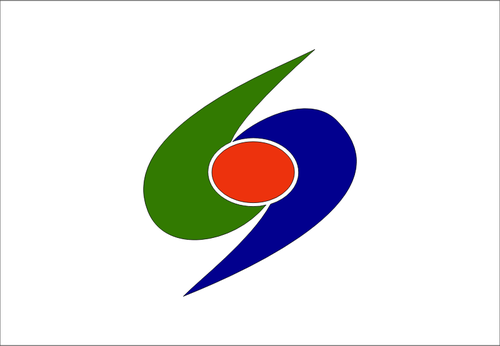 Vlag van Kumakogen, Ehime