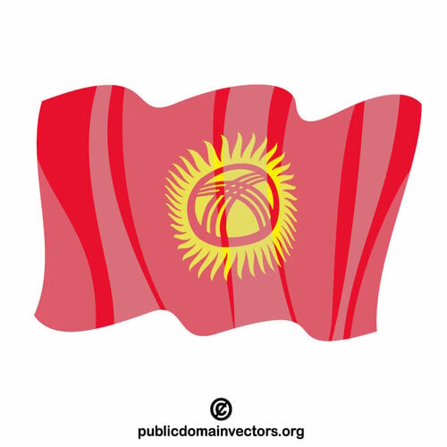 किर्गिस्तान का ध्वज