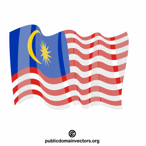 Malaysia Nationalflagge