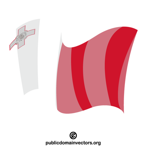 Flag of Malta vector