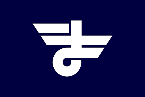 Flagge von Masaki, Ehime
