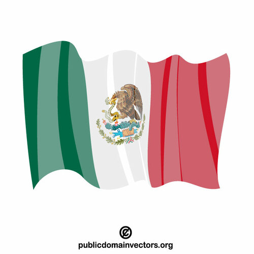 Mexikos förenta staters nationella flagga