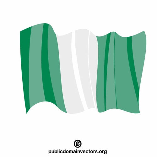 Nigerias nationella flagga