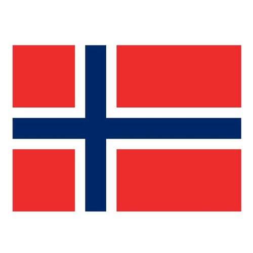 Vector bandera de Noruega