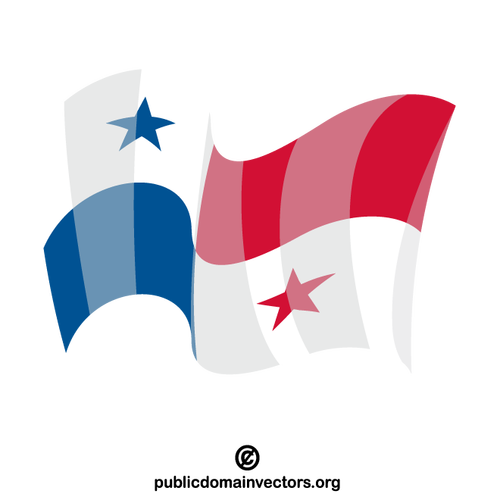 Vecteur Drapeau du Panama