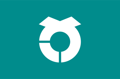 Offizielle Flagge der Sashima-Vektorgrafik