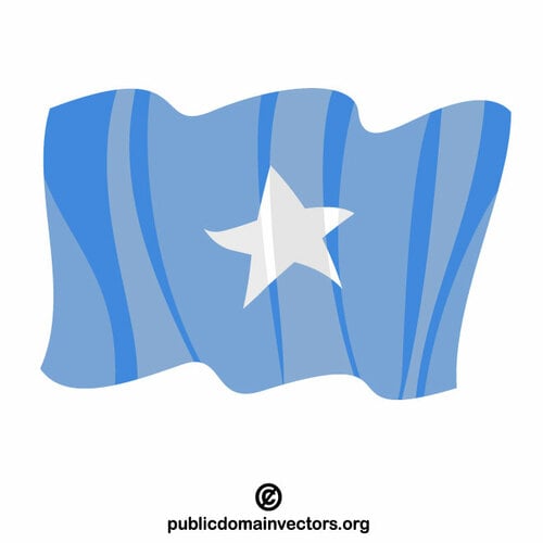 소말리아 벡터의 국기