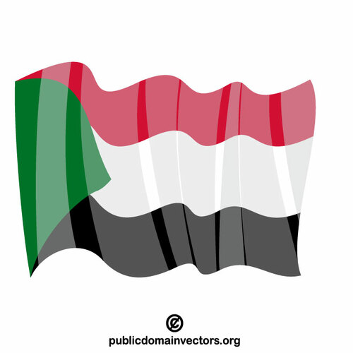 Nationale vlag van de Republiek Soedan