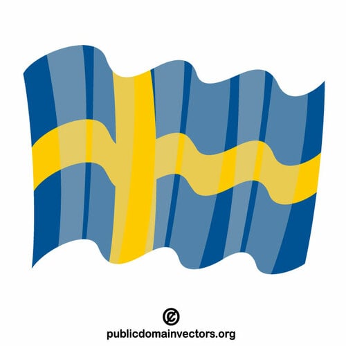 स्वीडन का ध्वज