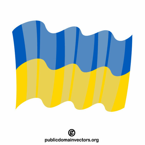 Flagge der Ukraine