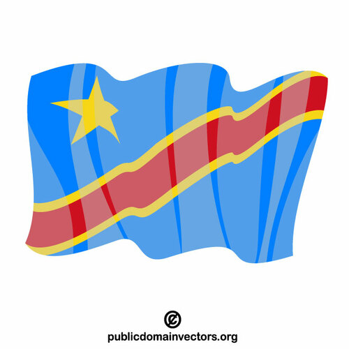 Drapeau de la République démocratique du Congo