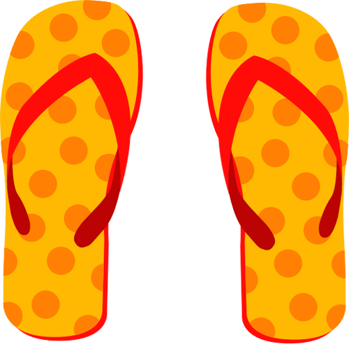 Sandalias amarillo