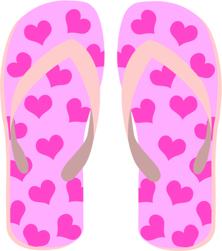 Flip flopi purpurii