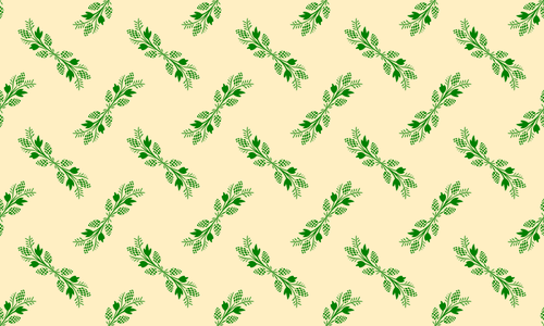 Wallpaper with leaves and acorns