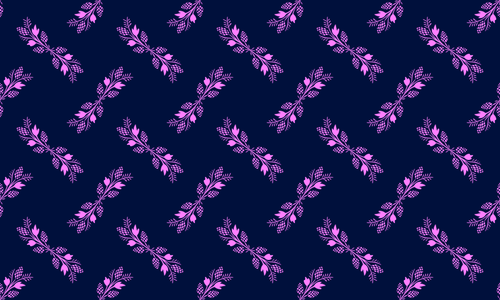 Papel pintado morado floral