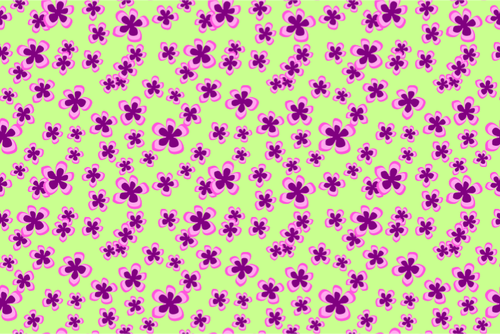 Motif floral de violette