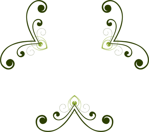 Vector clip art of unfinished flower