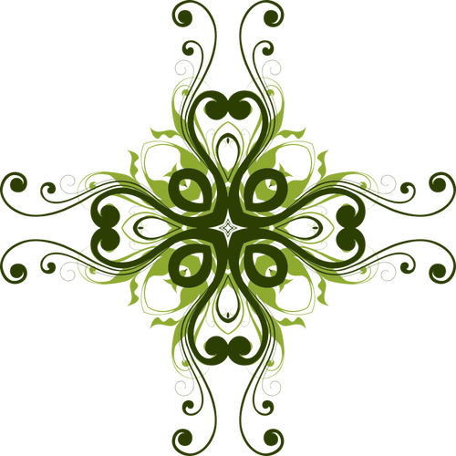 Clip art de flor verde