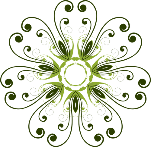 꽃잎 꽃 디자인 색상에 소용돌이의 그림