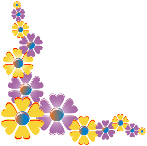 Bloem hoek variatie