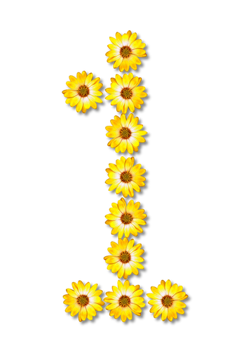 Floral cijfer