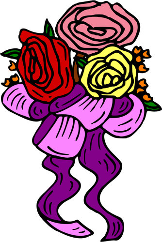 Blommor med rosett