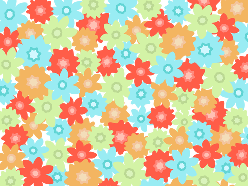 Bloemen patroon vector afbeelding