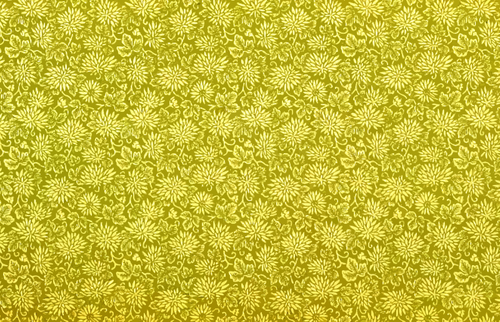 Yellow flowery pattern