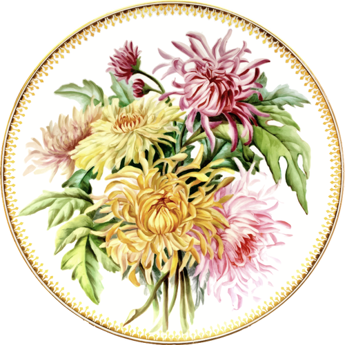 Blomstrende plate