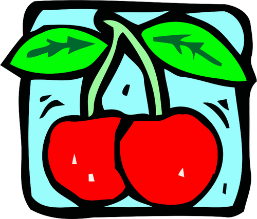 Two cherries image