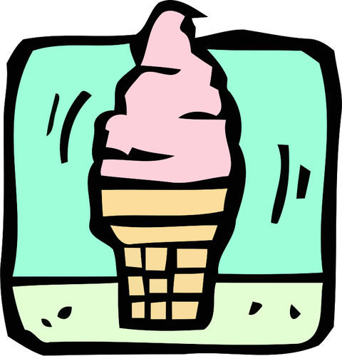 Ice cream ilustrace