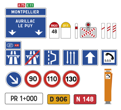 Segnaletica stradale francese
