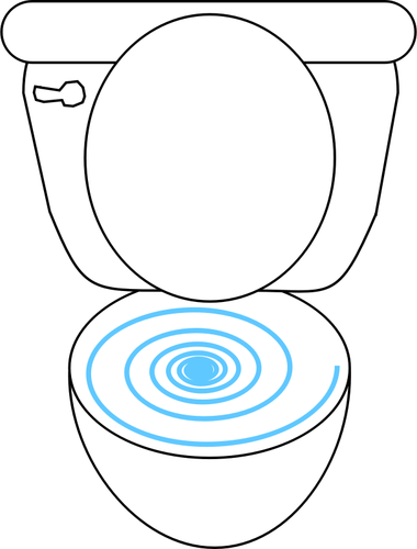 ClipArt vettoriali di Swirly WC