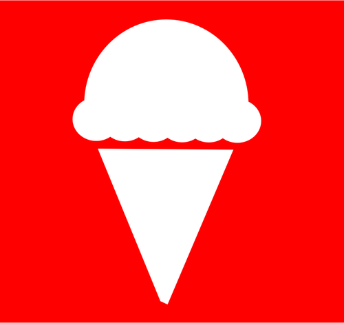 Ice cream pictogram vectorafbeeldingen