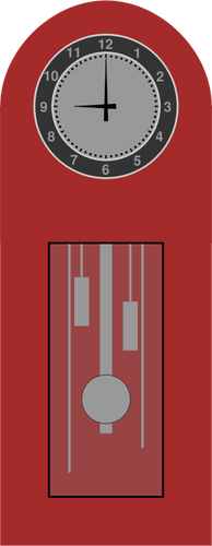 괘 종 벽 시계 벡터 이미지