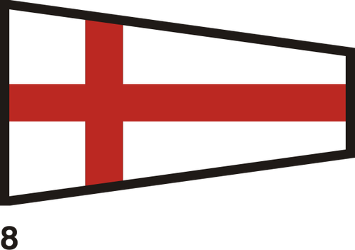 Red-crossed vlag