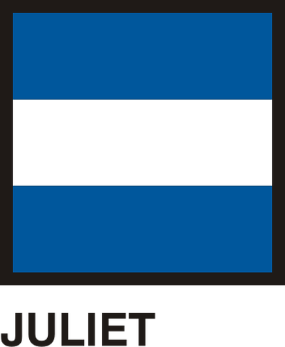 बूढ़ा Pavese झंडे, जूलियट झंडा