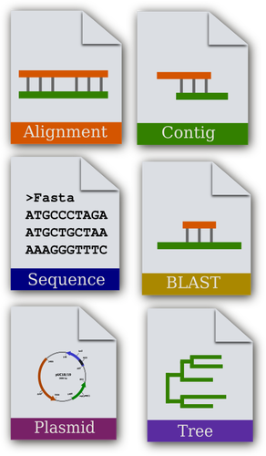 Bioinformatics pictogramserie