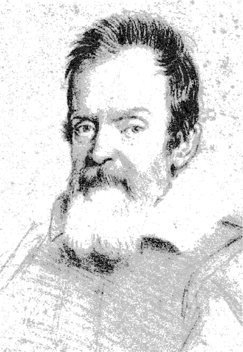Galileo Galilei-Vektor-Bild