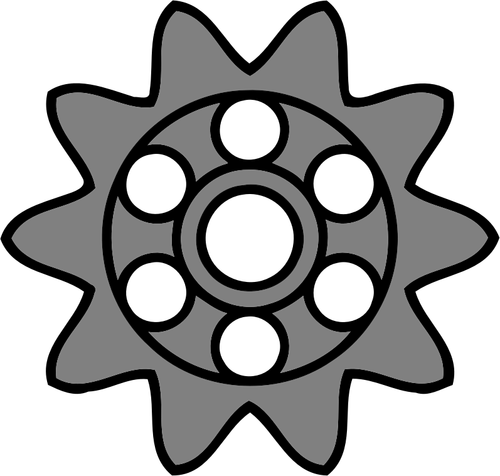 10-tann cogwheel