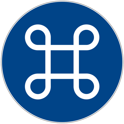 Simbol loop tertutup sistem