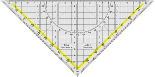 Measuring triangle