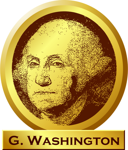 George Washington "Memoriał" znak wektor wyobrażenie o osobie