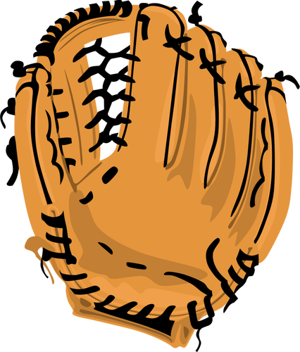 Vector de la imagen del guante de béisbol