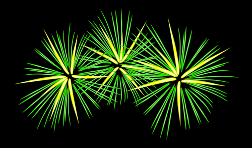 Fogos de artifício vector clipart