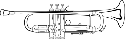 Vektor illustration av trumpet