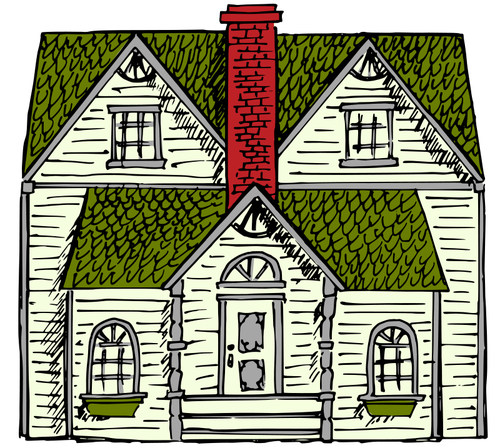 Victorian House vector art