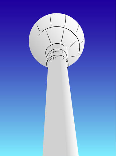 Vector de la torre del agua